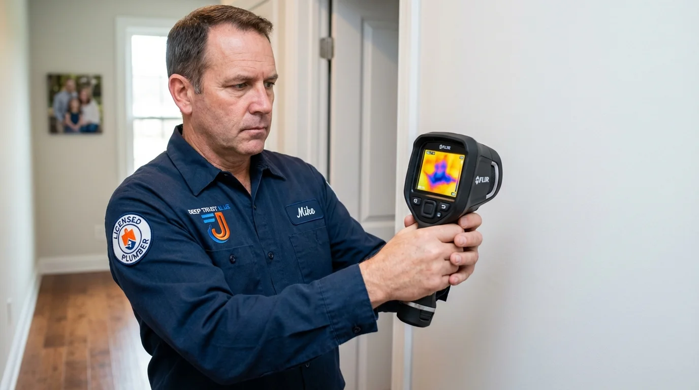 Thermal imaging leak detection by Johns Plumbing LLC in Kew Gardens